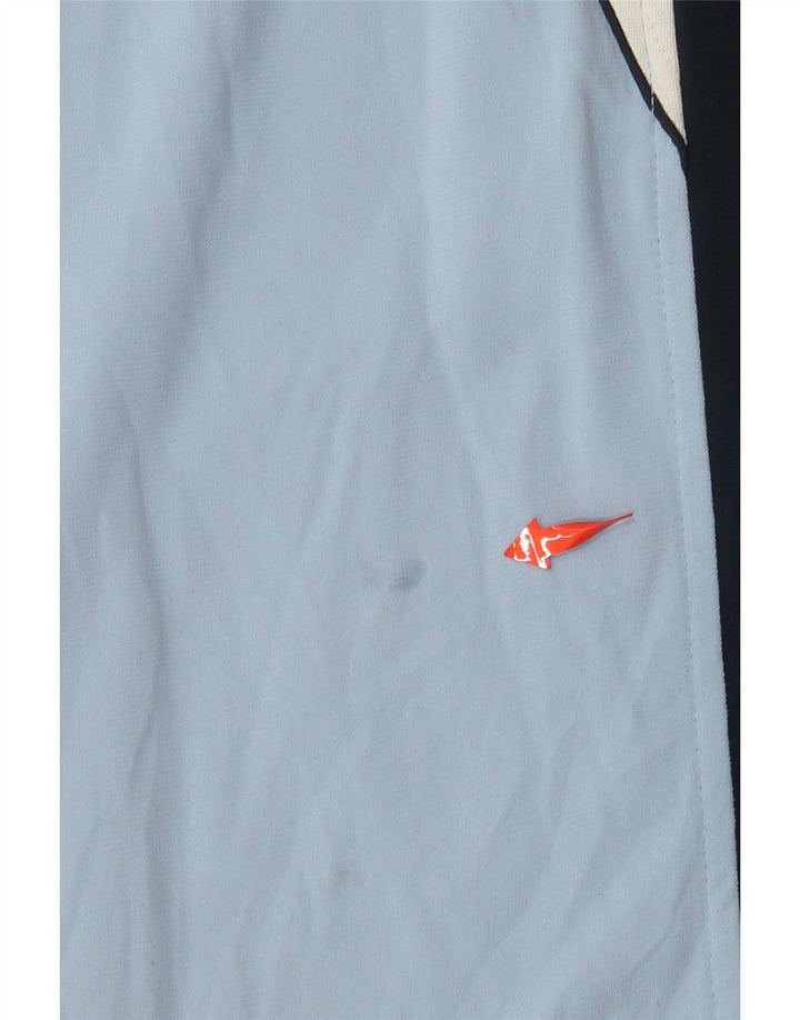 CHAMPION Jungen-Trainingsanzug-Top-Jacke, 11–12 Jahre, blaues Colourblock-Polyester