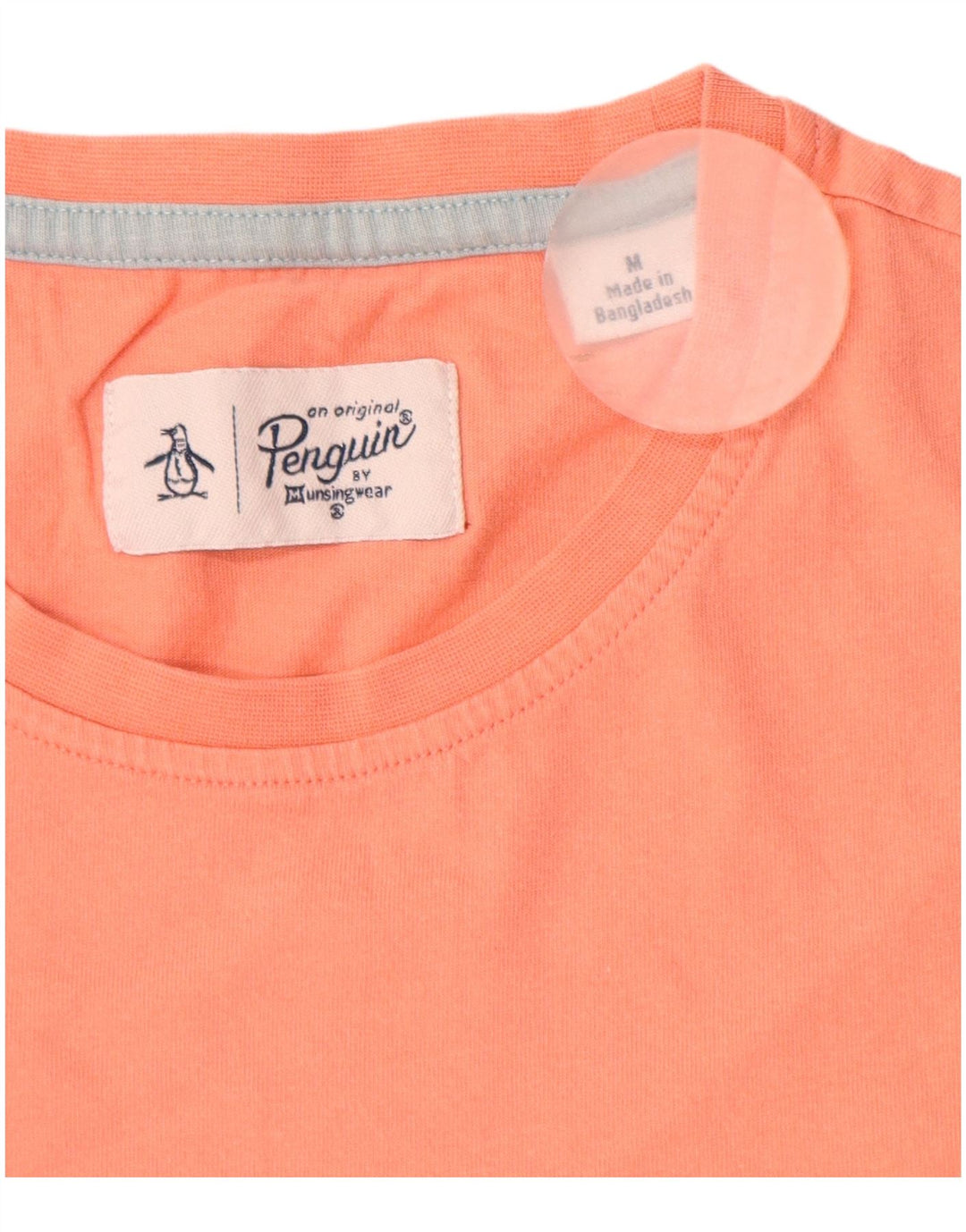 Penguin Herren-T-Shirt aus mittelrosa Baumwolle