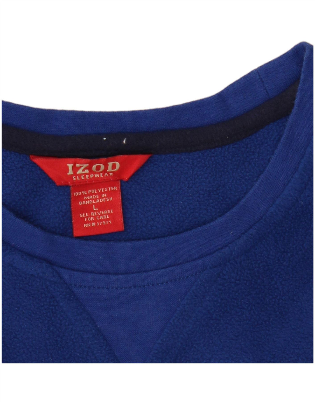 Izod Herren-Fleecepullover, groß, blau, Polyester
