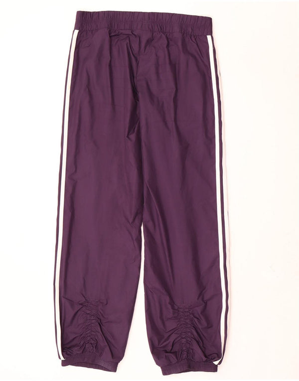 Adidas Damen Trainingshose Jogger UK 10 Small Lila Polyester