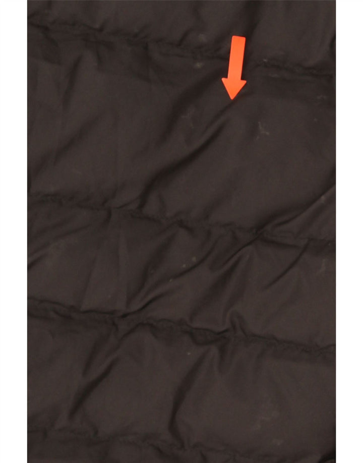 Puma Damen Wattierte Jacke UK 14 Medium Schwarz Polyester