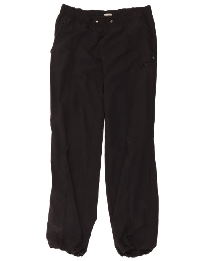 Nike Damen Trainingshose Jogger UK 12 Mittelschwarzes Nylon