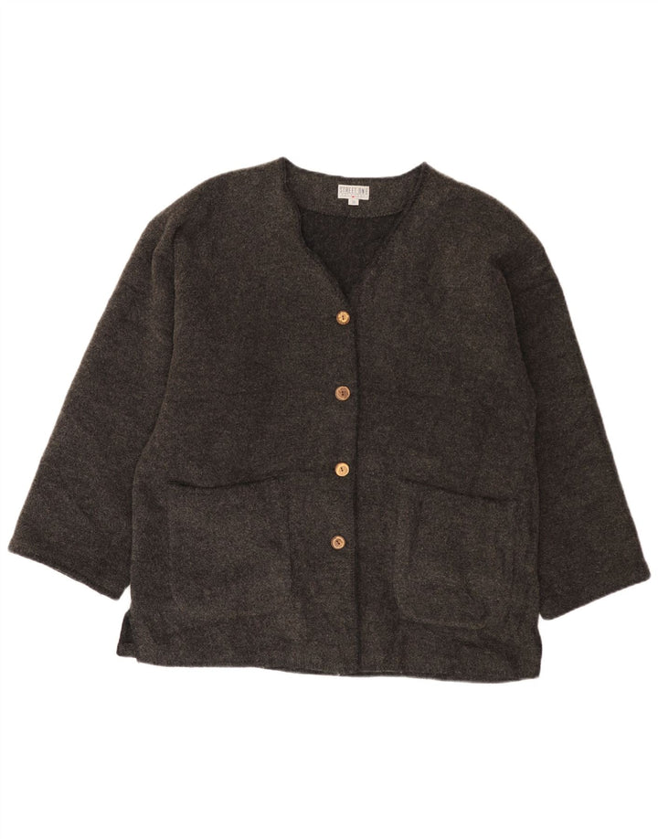 Street One Damen-Blazer mit übergroßen 4 Knöpfen, EU 36, klein, graue Wolle