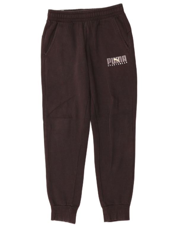 Puma Herren-Trainingsanzug mit Grafik, Jogginghose, Größe S, Schwarz, Baumwolle