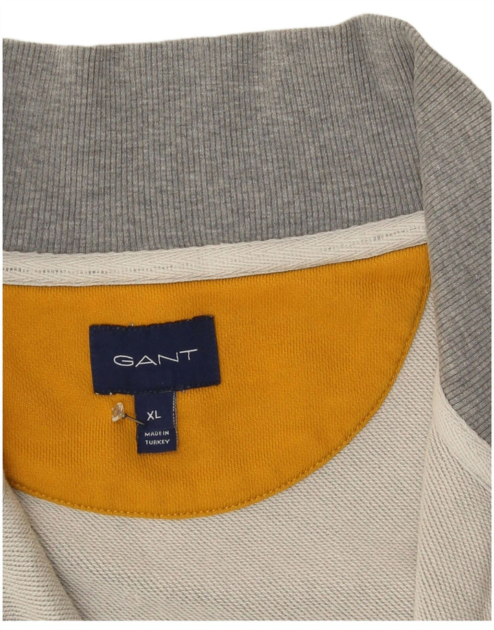 Gant Damen-Trainingsanzugoberteil mit Grafik, UK 18, XL, Grau