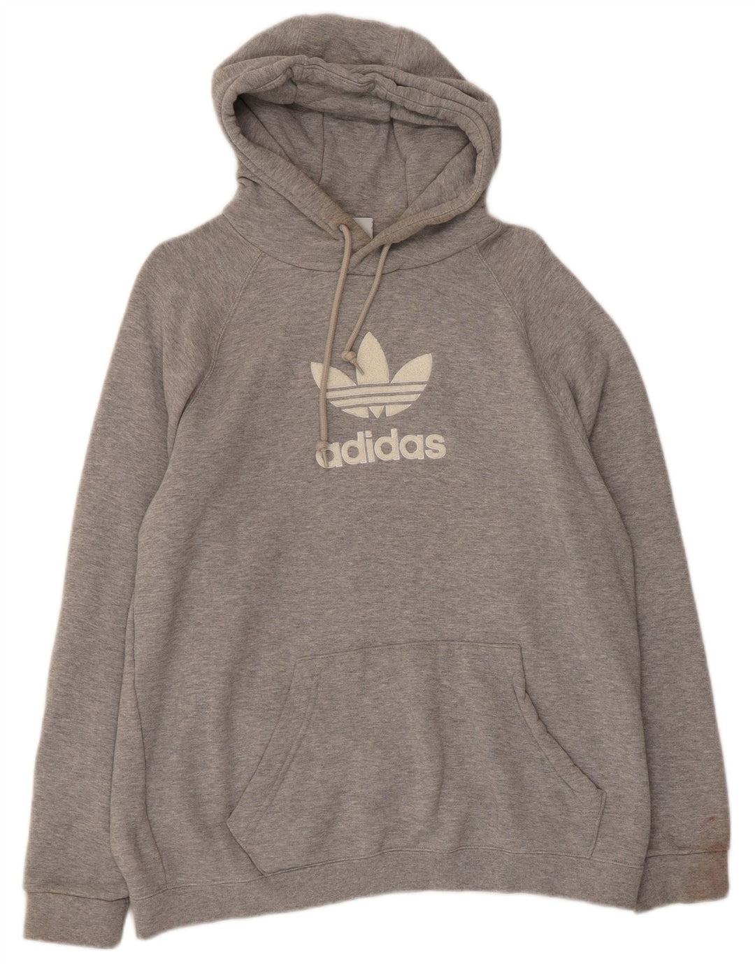 Adidas Herren Graphic Hoodie Pullover mittelgraue Baumwolle