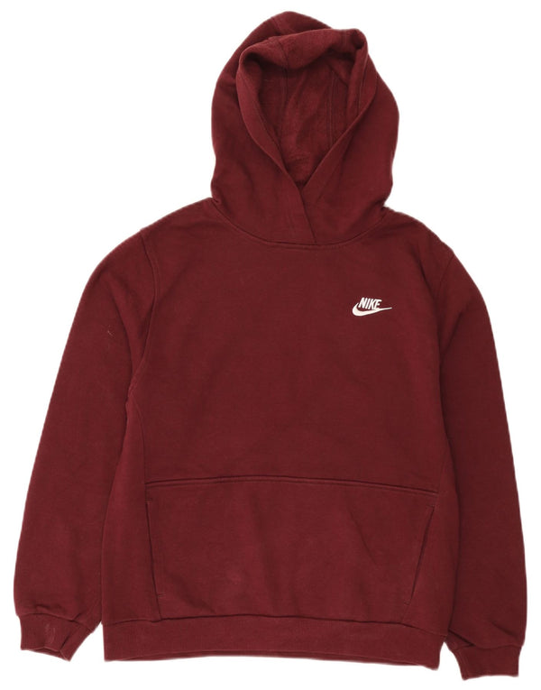 Nike Jungen Kapuzenpullover, 13–14 Jahre, XL, Burgunderrot, Baumwolle