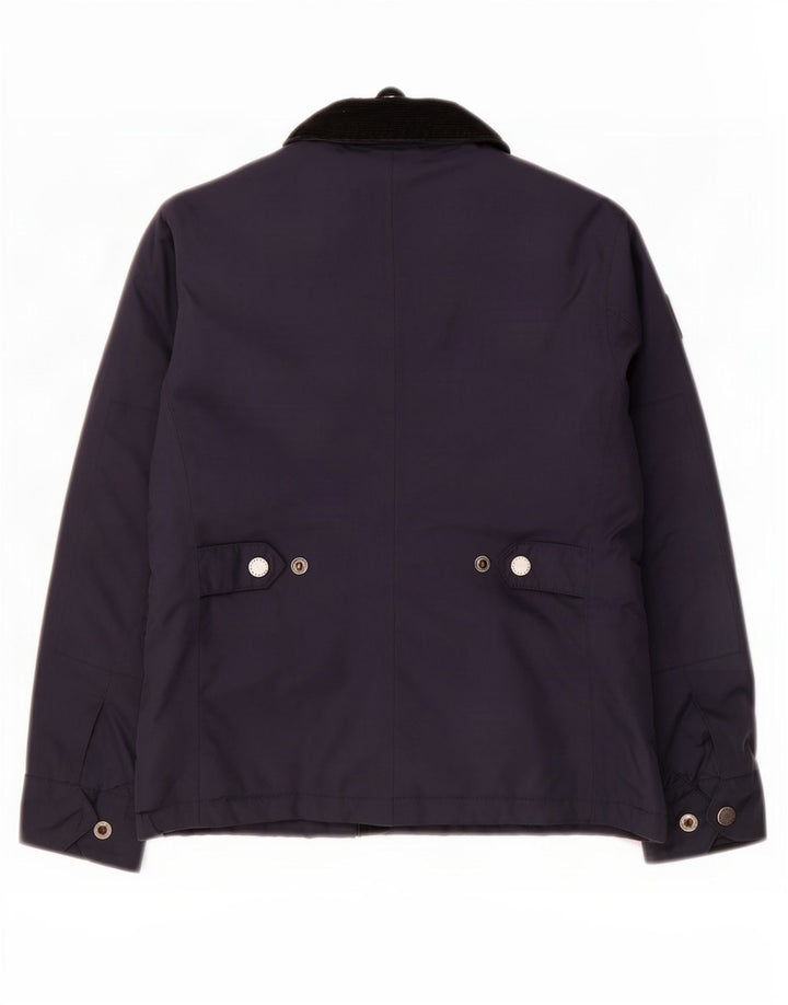 Barbour Racer-Jacke für Jungen, 6–7 Jahre, Größe S, Marineblau, Polyester