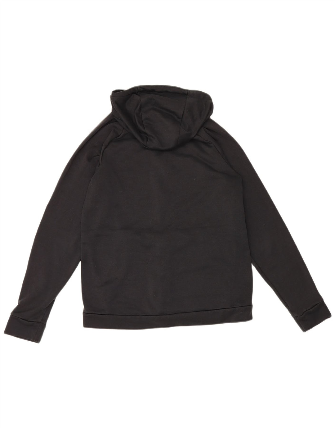 Nike Herren Dri Fit Zip Hoodie Pullover Mittelschwarzes Polyester