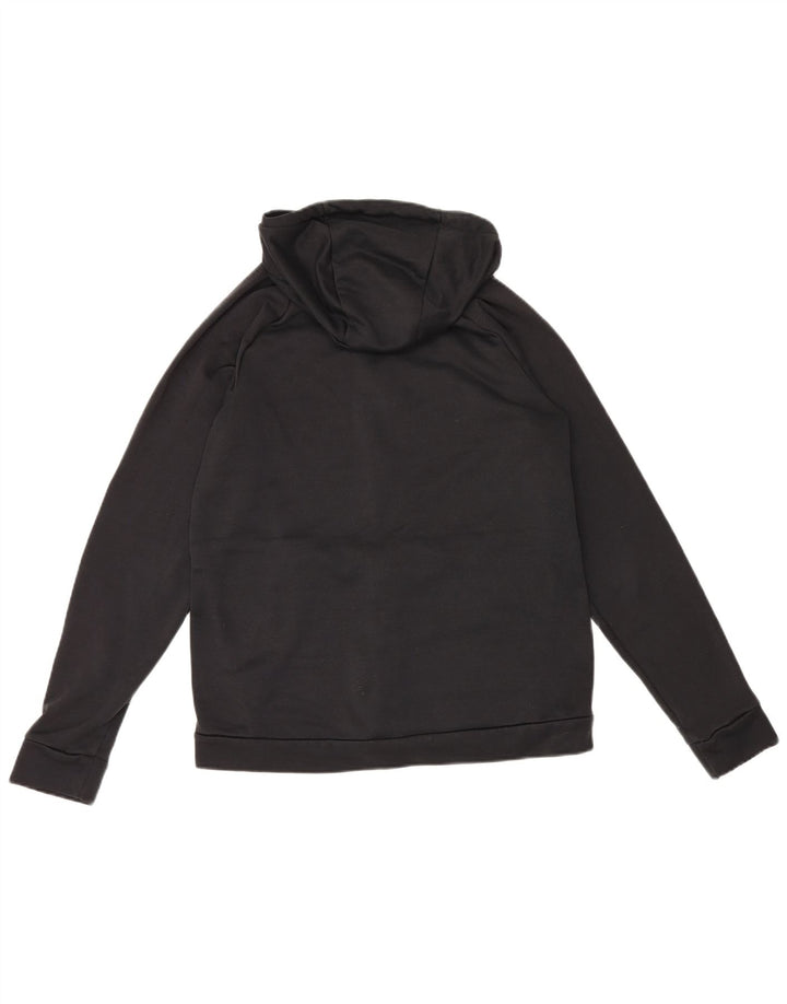 Nike Herren Dri Fit Zip Hoodie Pullover Mittelschwarzes Polyester