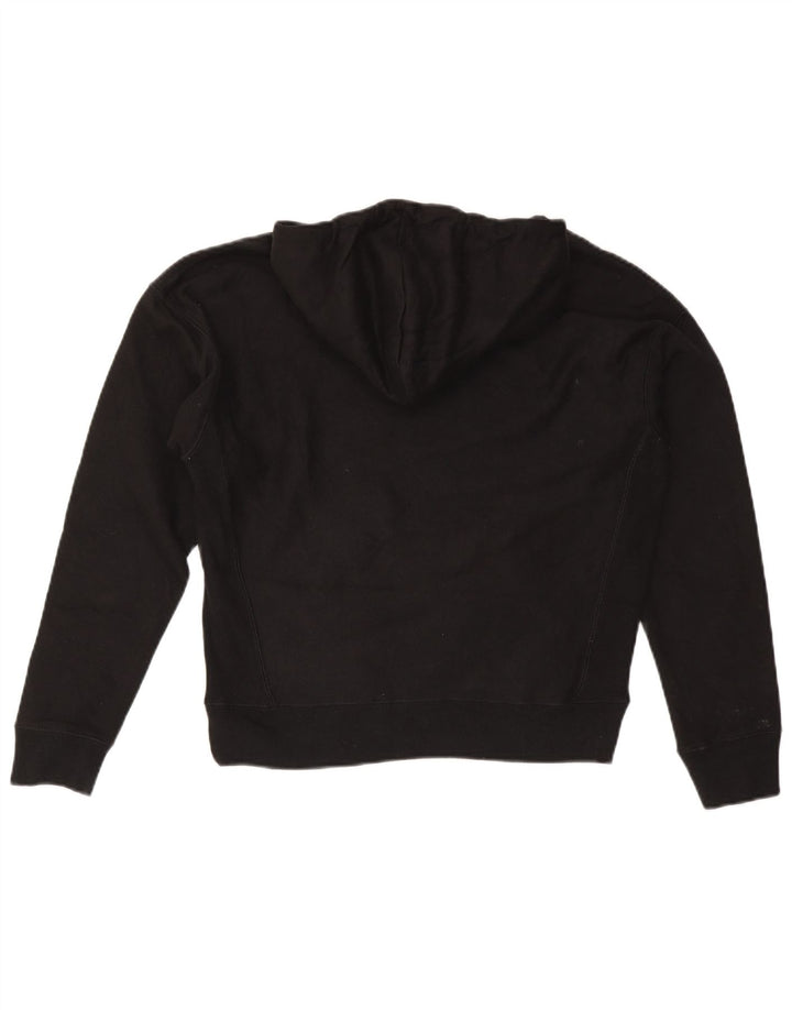 Champion Damen Kapuzenpullover UK 14 Mittelschwarze Baumwolle