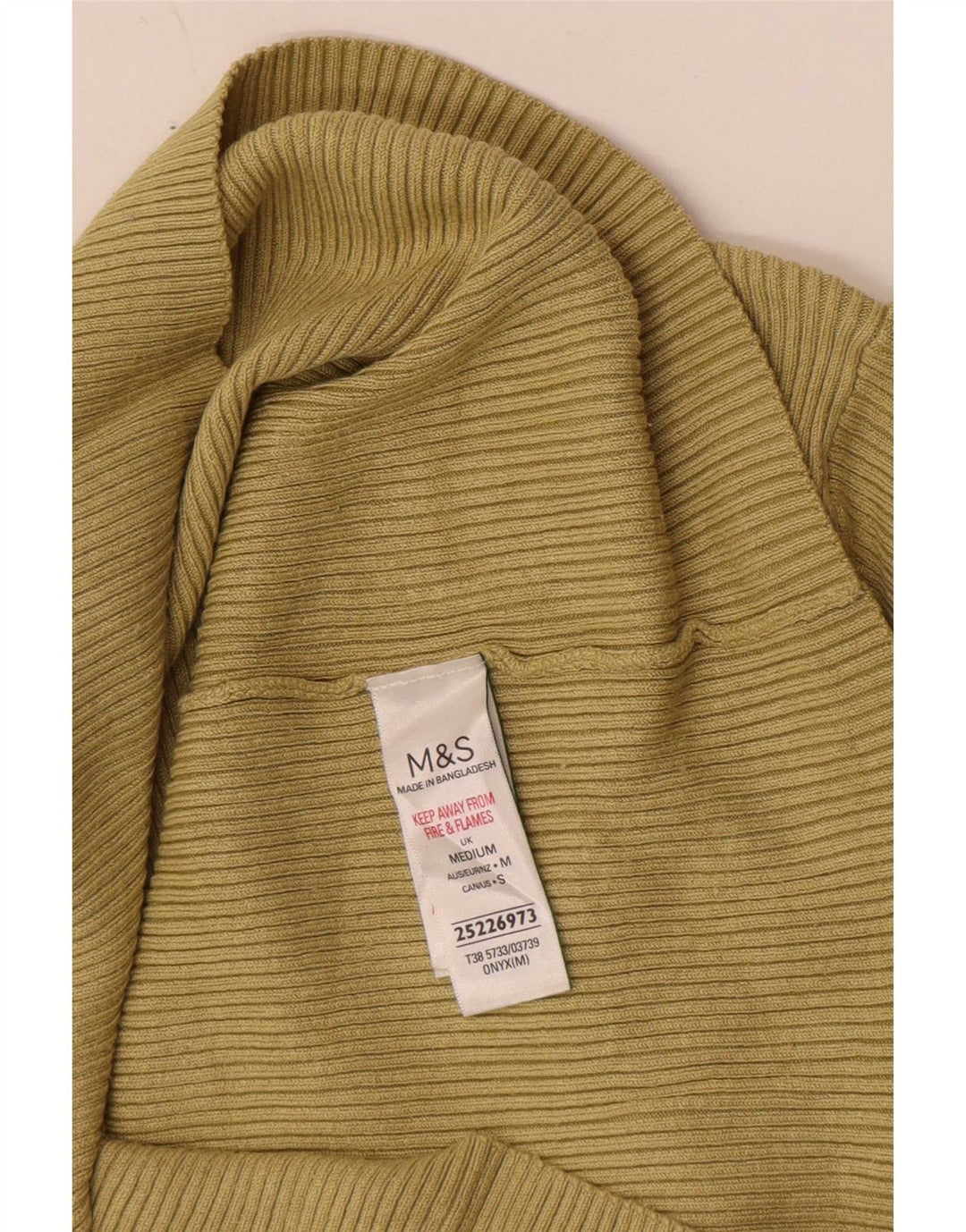 Marks & Spencer Damen T-Shirt Top UK 12 Mittelbeige Viskose