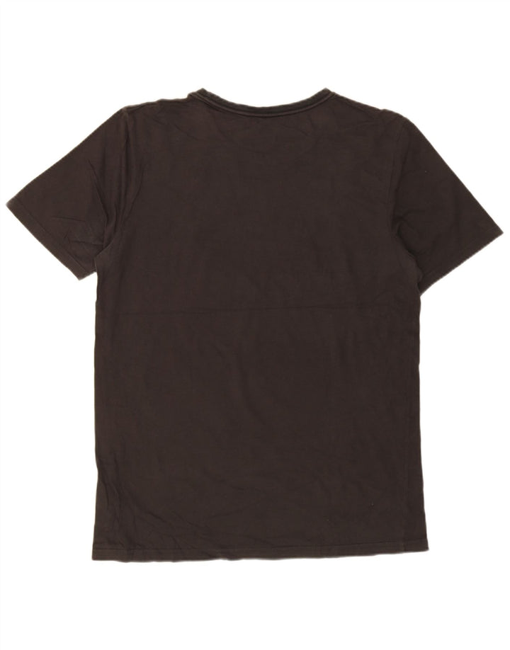 Puma Herren Grafik T-Shirt Top Mittelschwarz Baumwolle