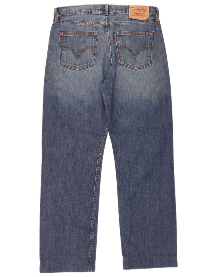 Levi's Herren 751 Straight Jeans W34 L30 Blau Baumwolle