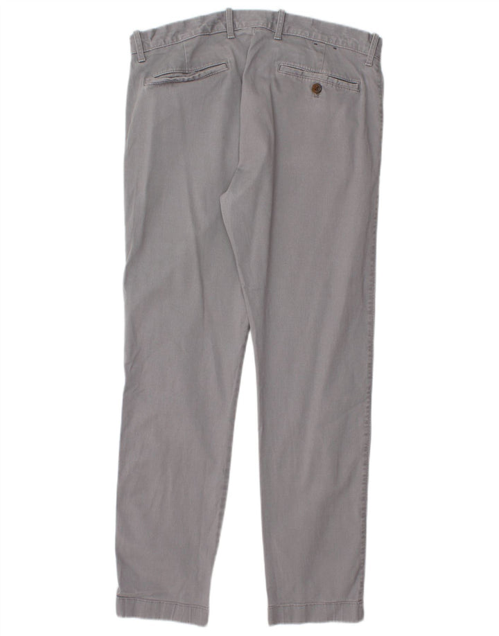 J. CREW Slim Chino-Hose für Herren, W32, L28, graue Baumwolle