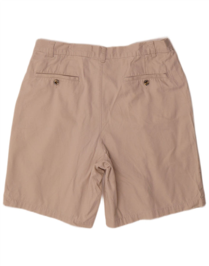 EDDIE BAUER Herren Pegged Chino Shorts W35 Large Beige Baumwolle