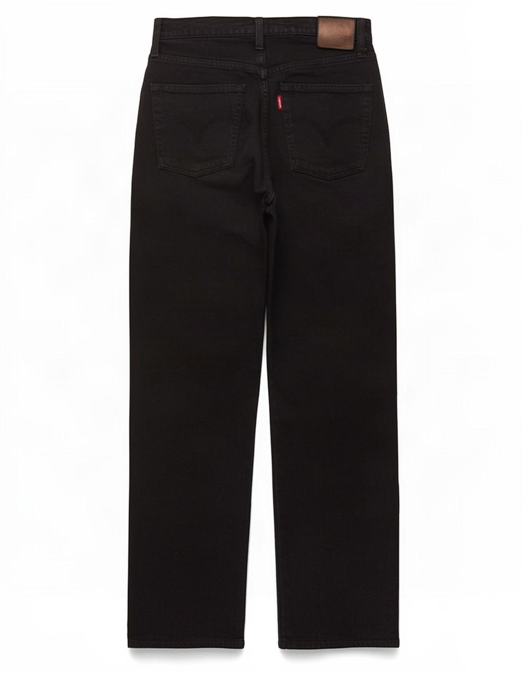 Levi's Damen Ribcage Straight Jeans W25 L28 Schwarz