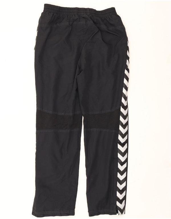 Hummel Herren-Trainingshose mit Grafik, mittelschwarzes Polyester
