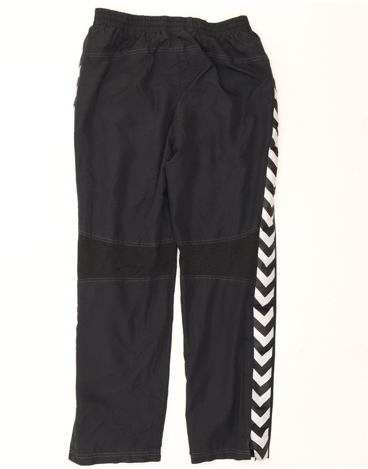 Hummel Herren-Trainingshose mit Grafik, mittelschwarzes Polyester