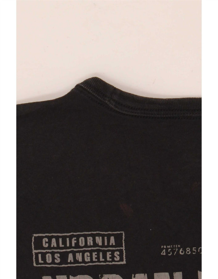 Lee Herren-T-Shirt mit normaler Passform, mittelschwarz, Baumwolle
