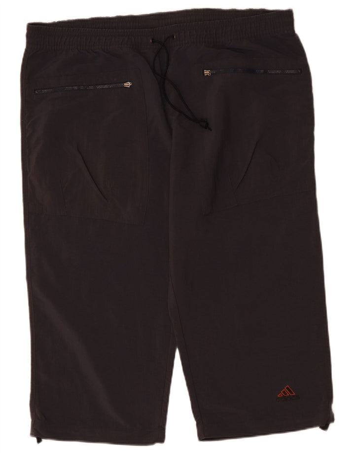 ADIDAS Herren Bermuda Sport Shorts Mittelgraues Polyamid