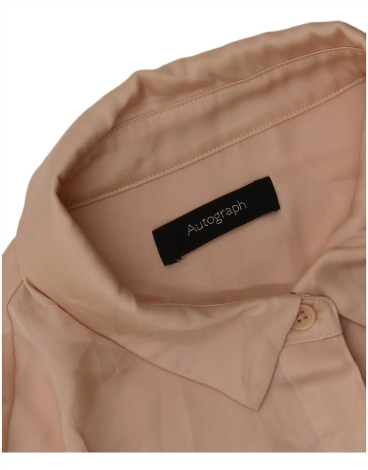 Marks & Spencer Damen Autograph Shirt UK 16 Large Pink