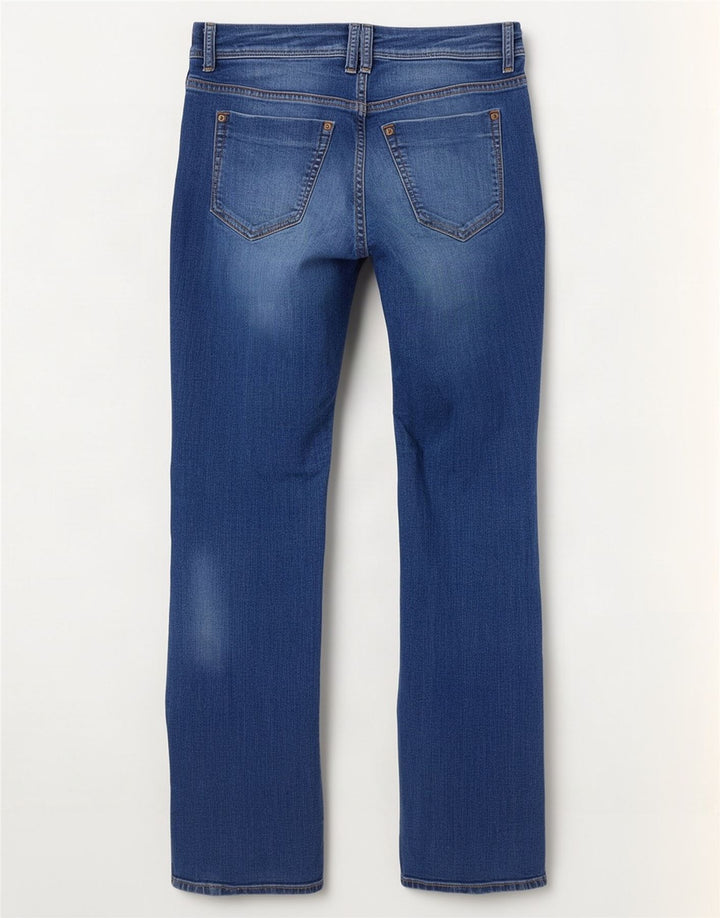Tommy Hilfiger Damen Bootcut-Jeans W32 L33 Blau