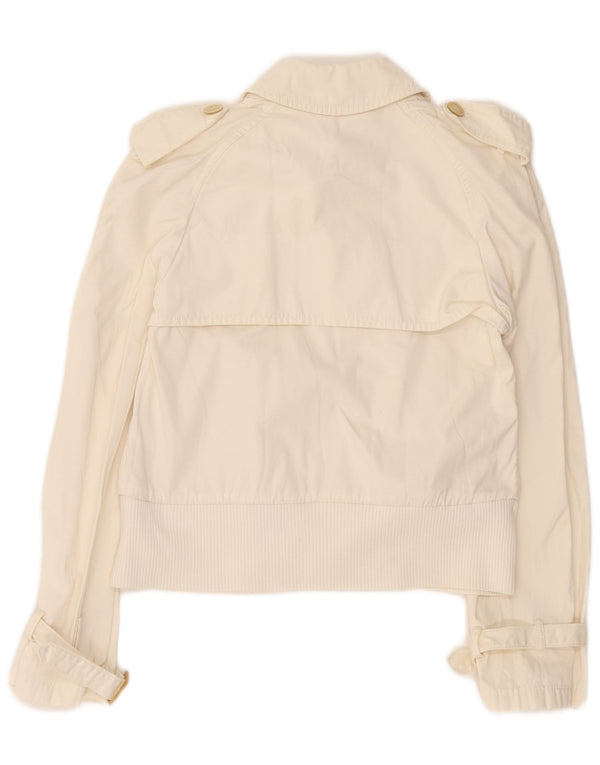 Red Valentino Damen Crop Military Jacke IT 42 Medium Off White