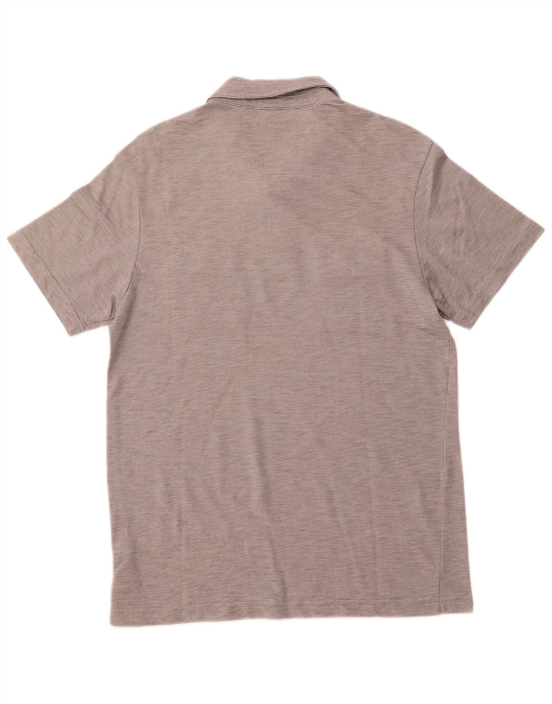 GUESS Herren-Militär-Poloshirt, große graue Nadelstreifen-Baumwolle