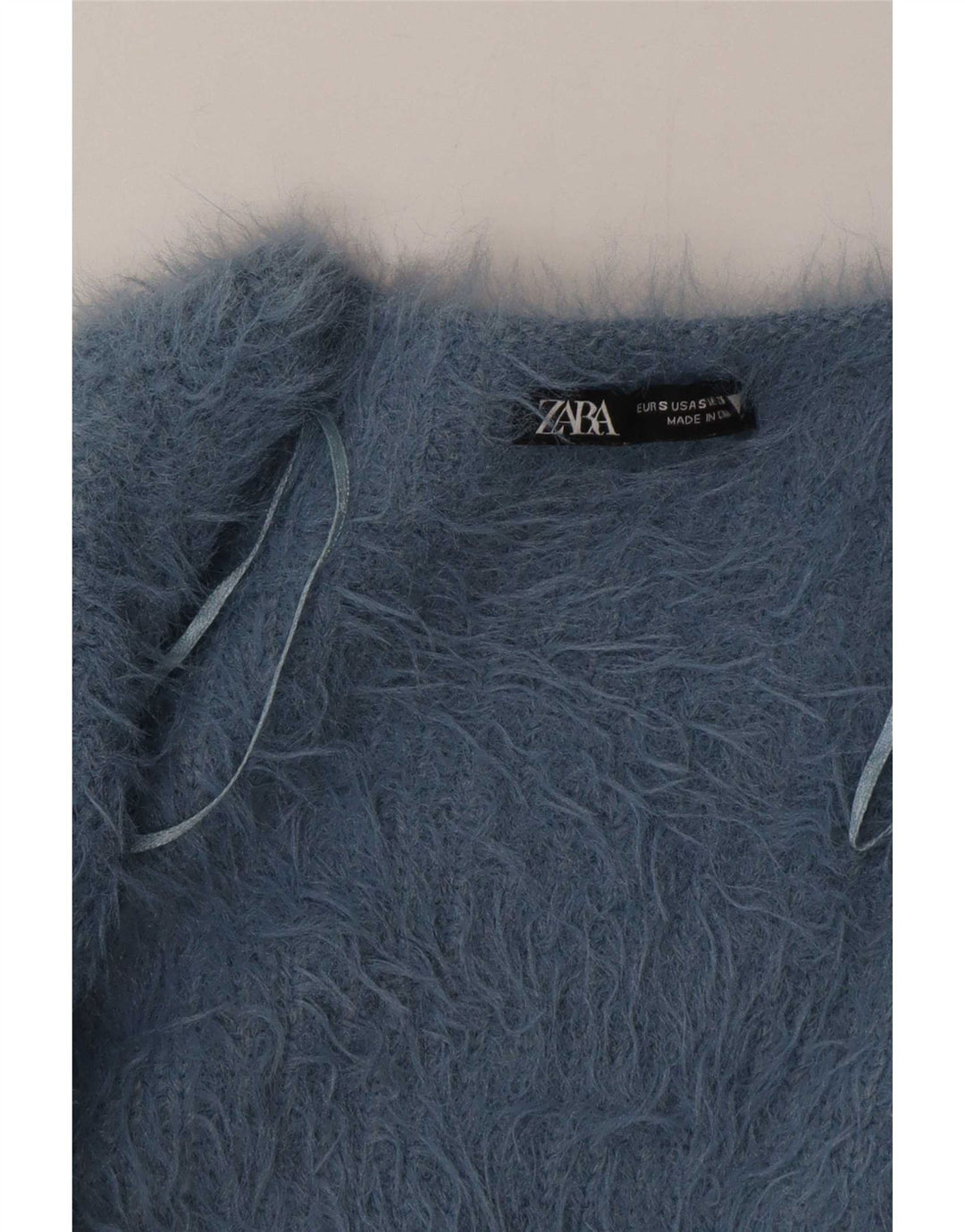 Zara Damen Bolero-Pullover UK 10 Small Blau