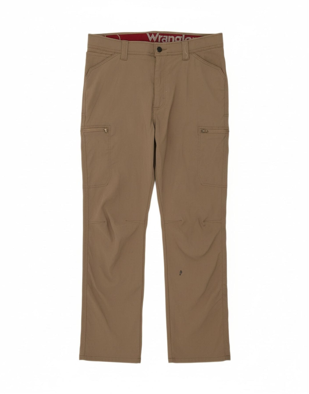 WRANGLER Mens Straight Cargo Trousers W34 L30 Beige Vintage Wrangler and Second-Hand Wrangler from Messina Hembry 