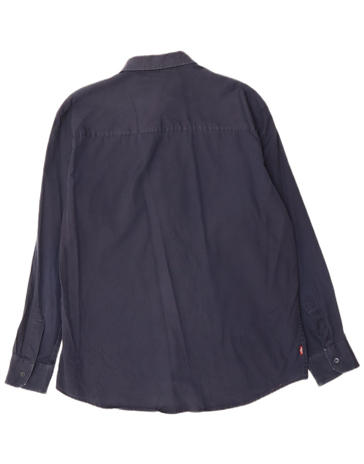 Levi's Herren-Hemd, groß, marineblau, Baumwolle