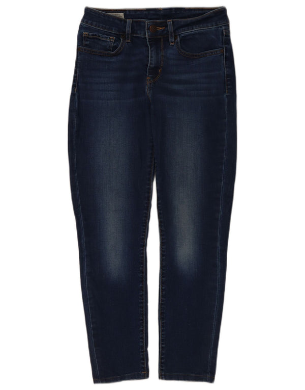 Levi's Damen Skinny Jeans W27 L26 Marineblaue Baumwolle