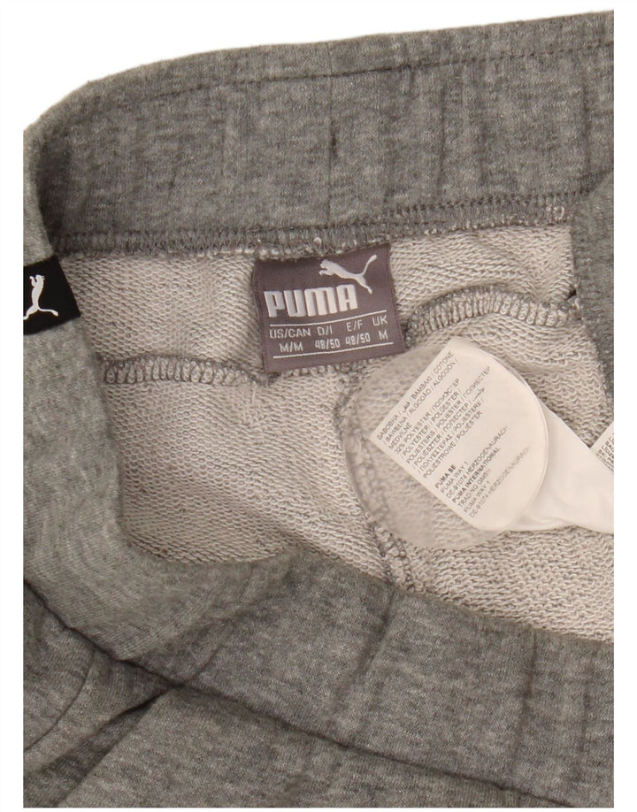 Puma Herren Graphic Sport Shorts Mittelgrau gefleckte Baumwolle