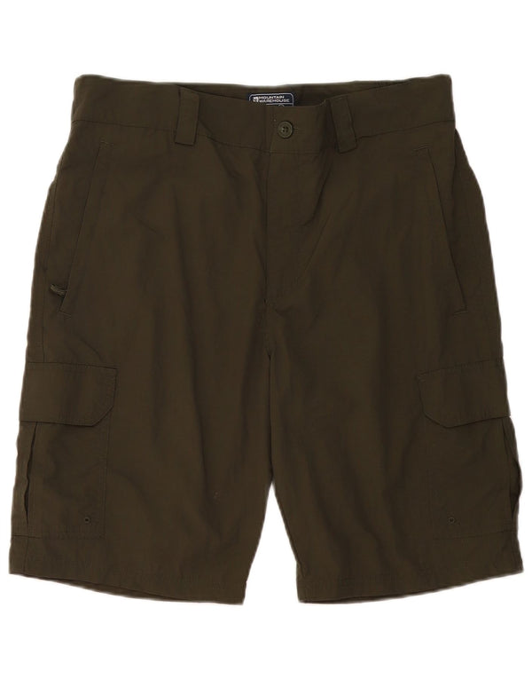 Mountain Warehouse Damen-Cargoshorts W34 Large Khaki Polyamid