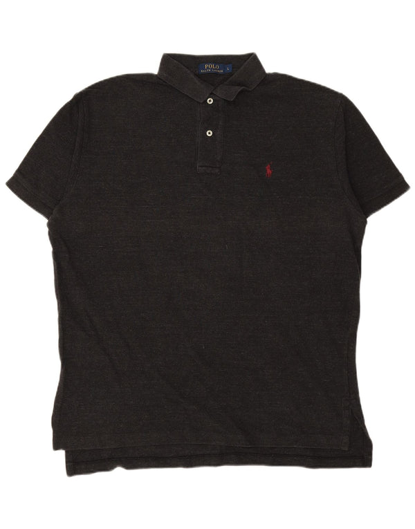 POLO RALPH LAUREN Herren Poloshirt Large Grau