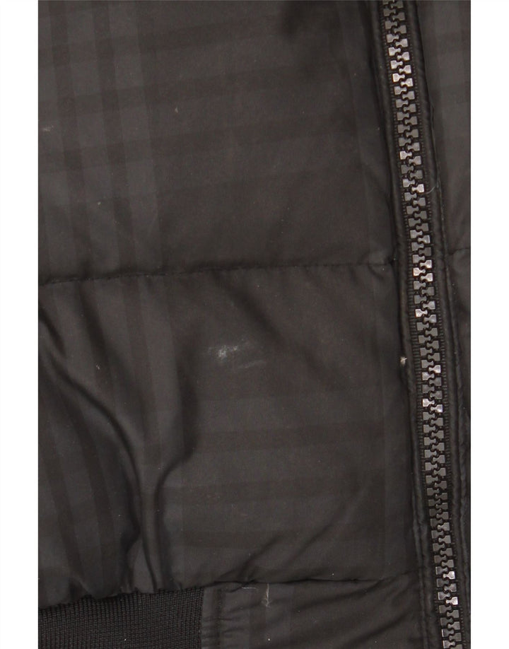 Scotch & Soda Herren Amsterdam Couture Wattierte Jacke UK 38 Medium Schwarz Kariert