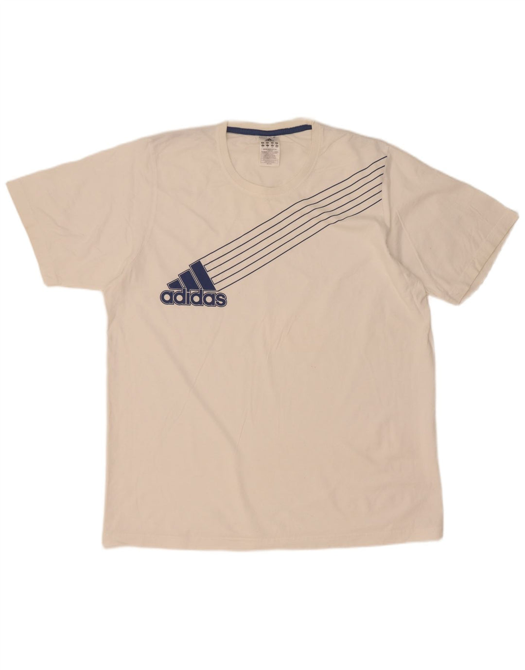 Adidas Herren Grafik T-Shirt Top XL Weiß
