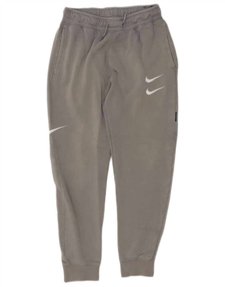 Nike Herren-Trainingshose mit Grafik, Größe S, Baumwolle, Grau