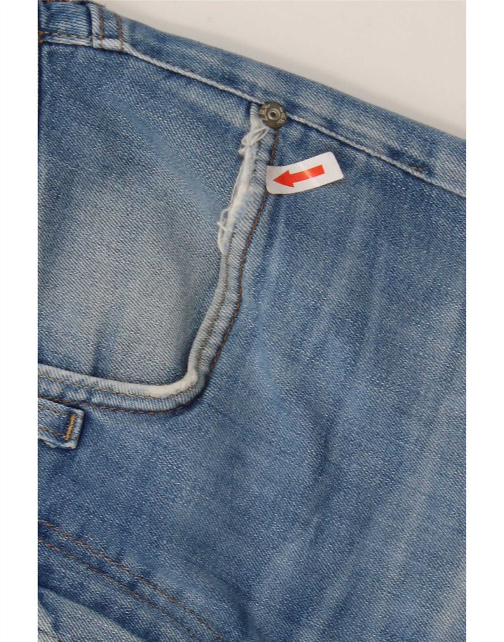 Lee Herren Luke Straight Jeans W31 L29 Blaue Baumwolle