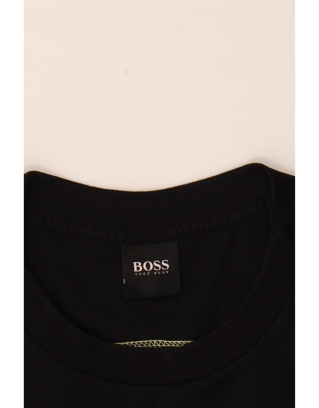 Hugo Boss Herren-Sweatshirt mit Grafik, groß, aus schwarzer Baumwolle