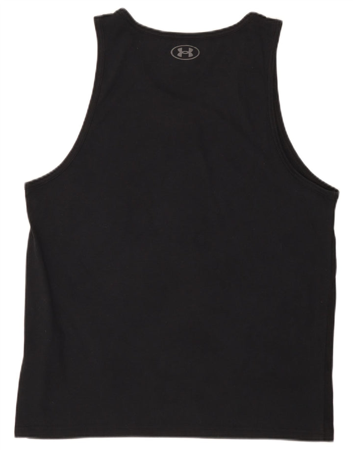 Under Armour Herren Graphic Vest Top Large Schwarz Baumwolle