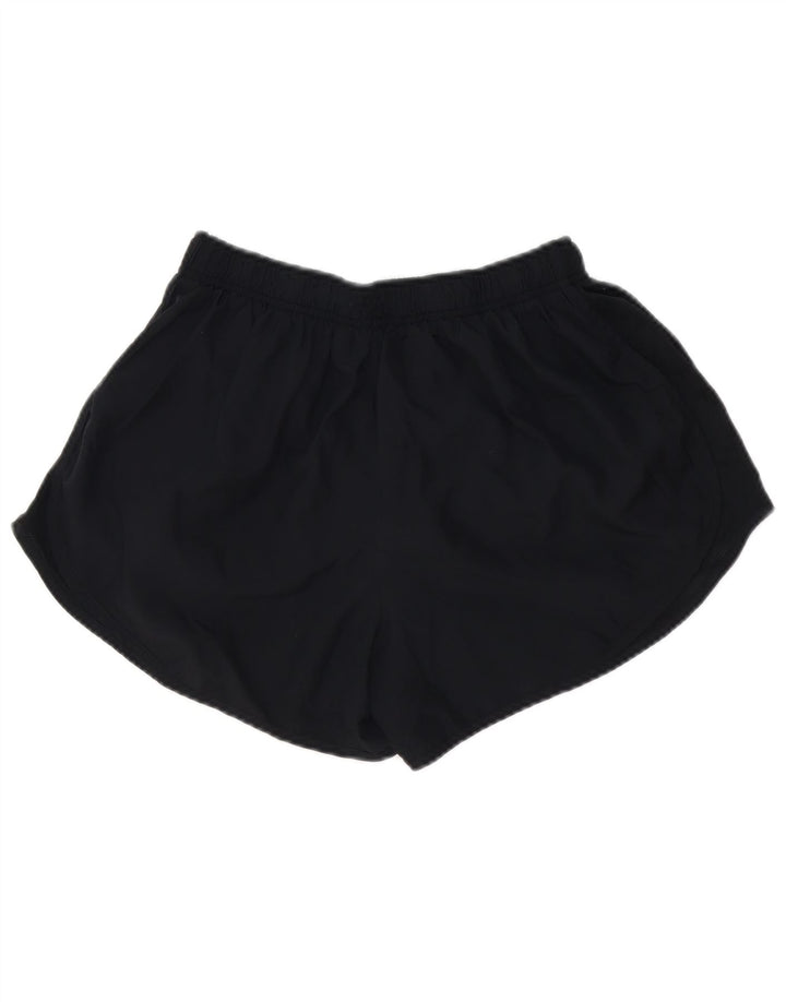 Nike Damen Dri Fit Sport Shorts UK 14 Large Schwarz Polyester