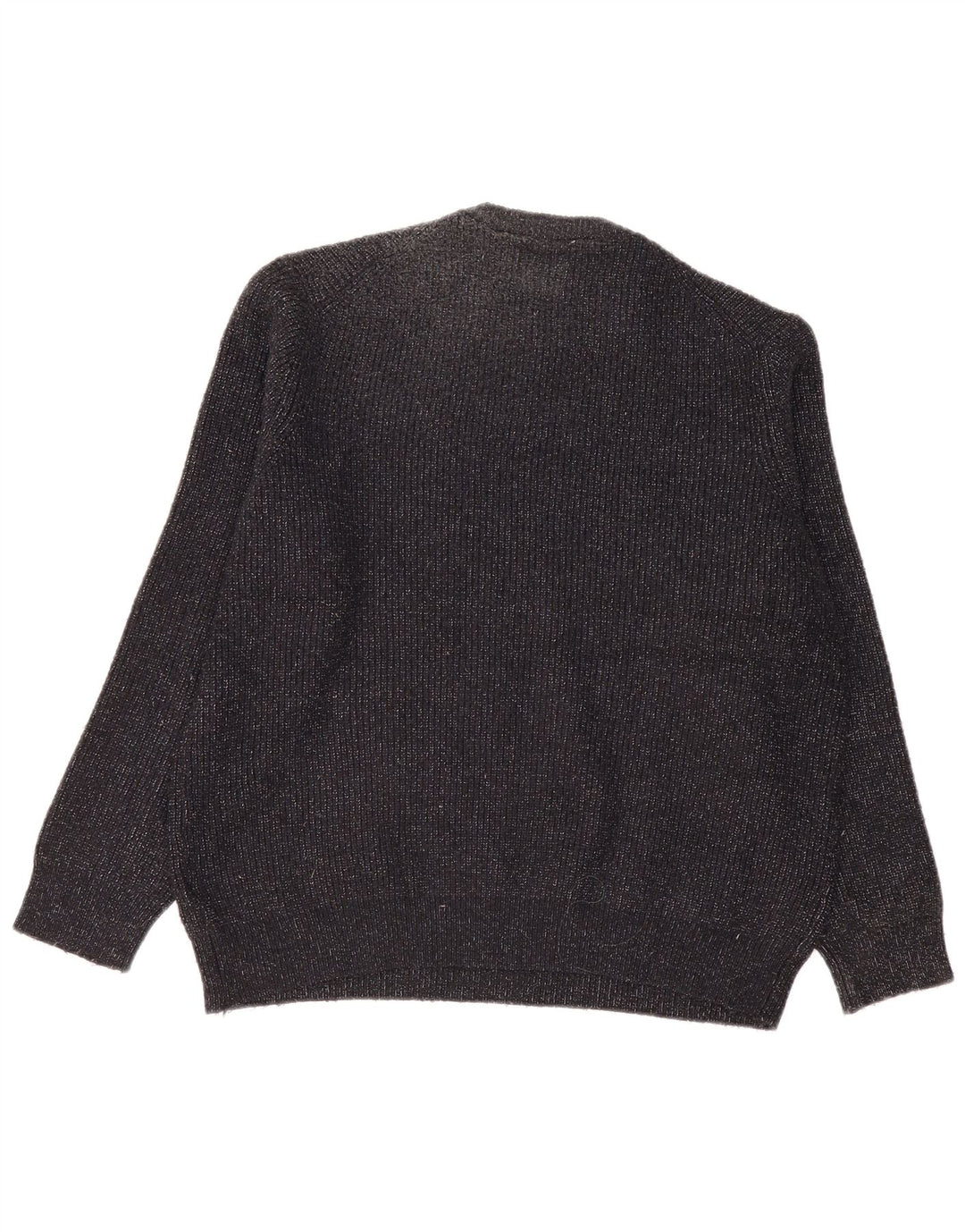 Marks & Spencer Herren-Pullover mit Rundhalsausschnitt, XL, Marineblau meliert