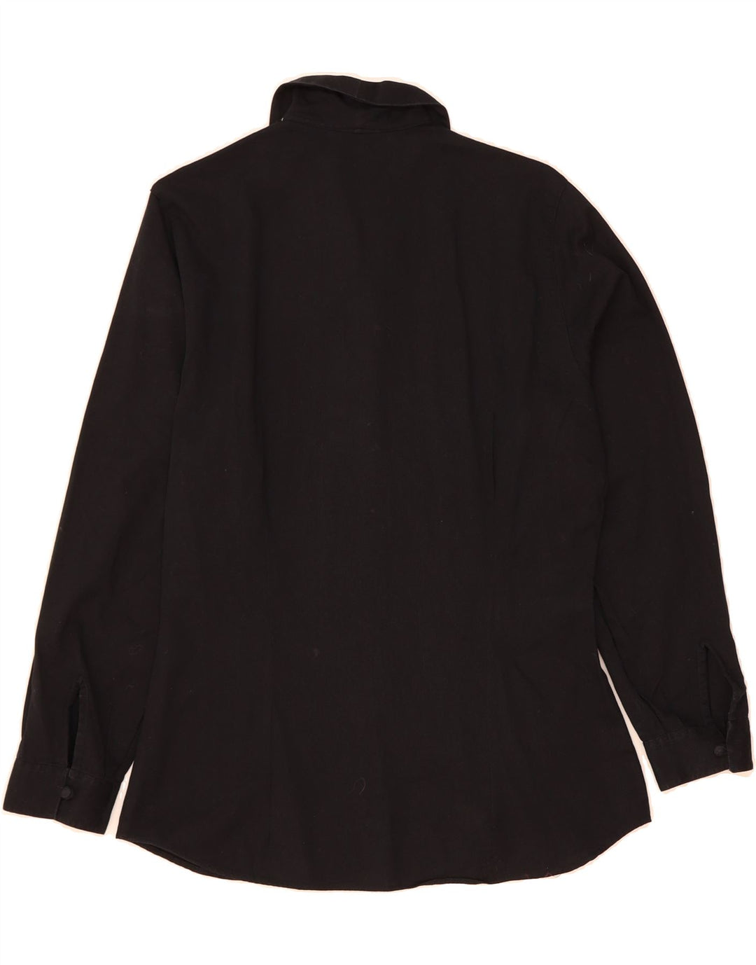 BENETTON Womens Shirt IT 46 Large Black Cotton Vintage Benetton and Second-Hand Benetton from Messina Hembry 