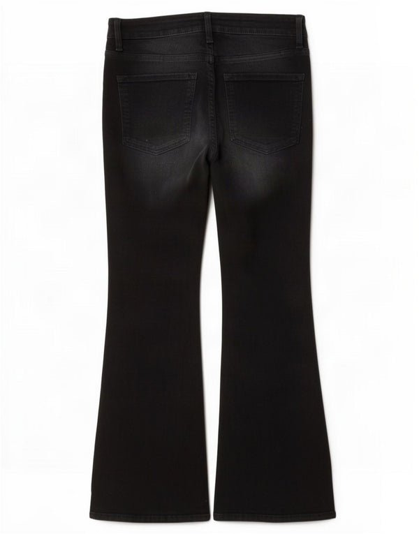 Marks & Spencer Damen The Eva Bootcut Jeans UK 10 Small W28 L28 Schwarz