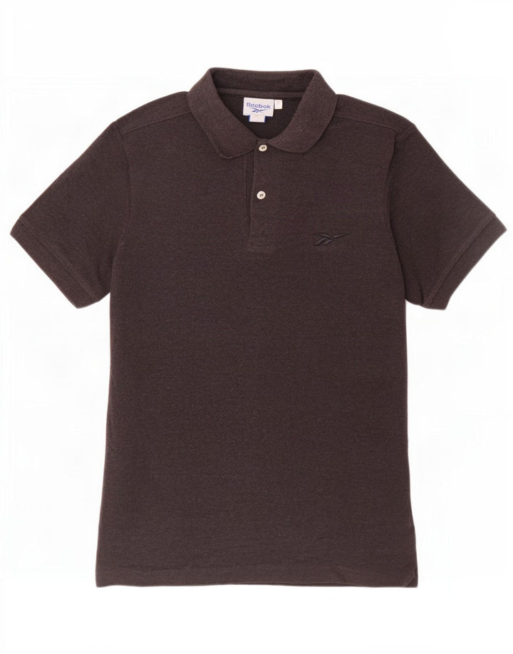 Reebok Herren Poloshirt Kleine braune Baumwolle