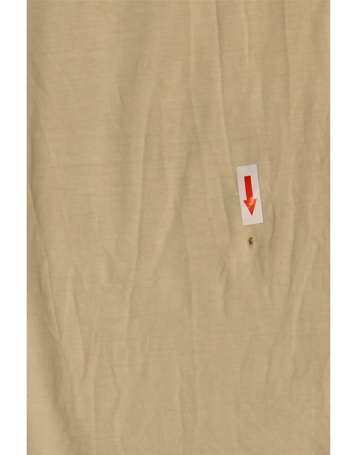 French Connection Herren T-Shirt Top XL Beige Baumwolle