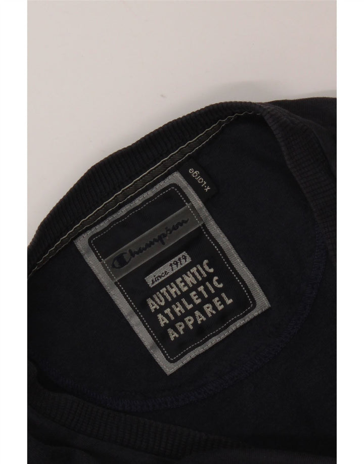 Champion Herren Top Langarm XL Marineblau