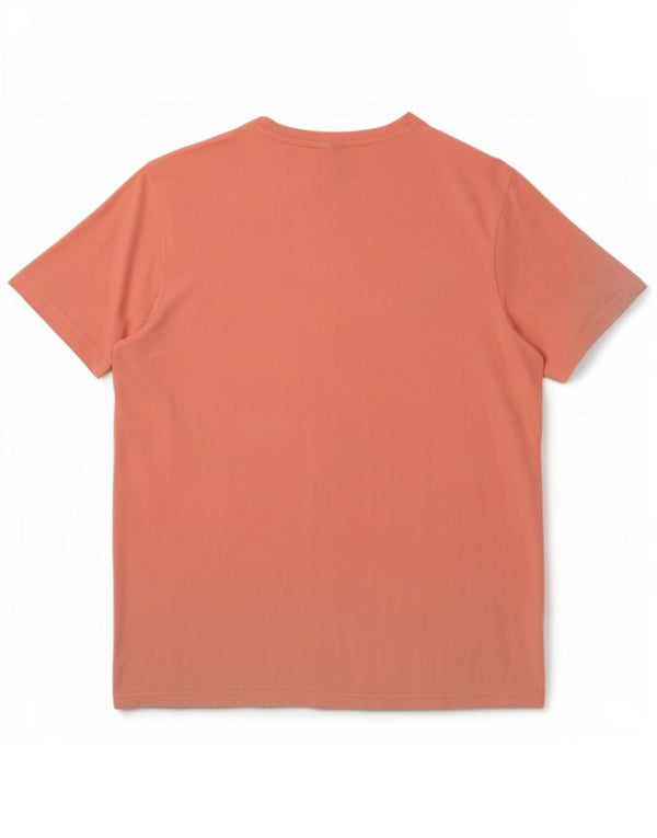 Ellesse Womens Graphic T-Shirt Top UK 12 Mittelrosa Baumwolle